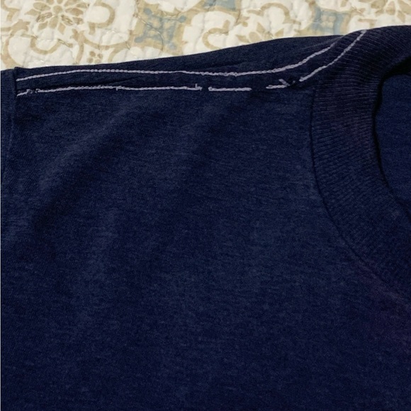 Made in USA PreOwned Vintage Dallas Cowboys very worn SS Navy TShirt Size Large - Picture 5 of 10